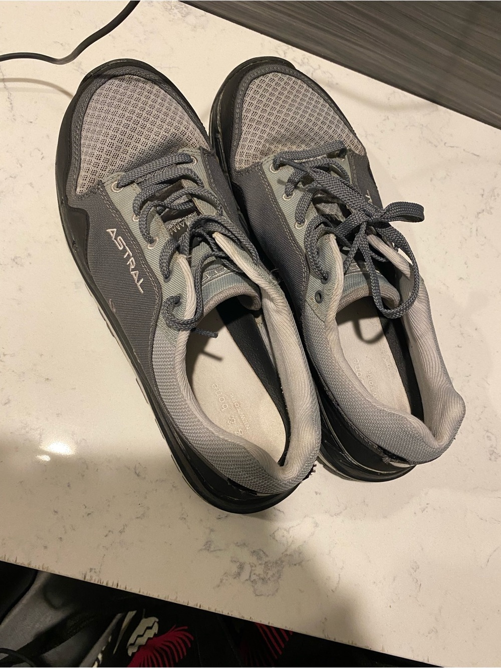 Astr Men's Gray and Light Gray Athletic Sneakers
